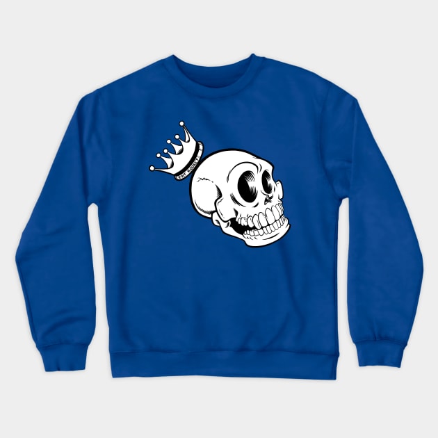 Don't Lose Your Head Skull Boy Crewneck Sweatshirt by FatRocketStudios